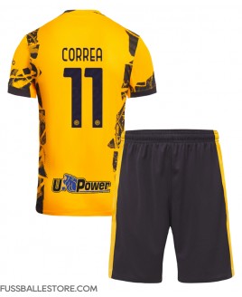 Günstige Inter Milan Joaquin Correa #11 3rd trikot Kinder 2024-25 Kurzarm (+ Kurze Hosen)